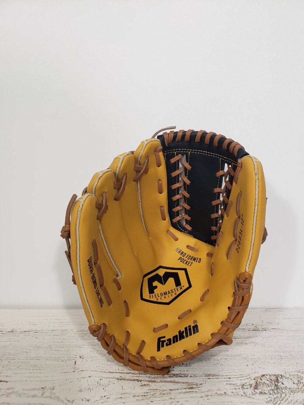 Franklin 22603L 12" Left handed thrower Baseball Glove  ( worn right ) NEW - Picture 7 of 7
